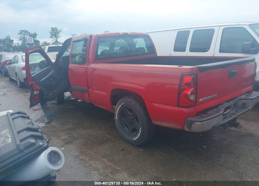 2005 CHEVROLET SILVERADO 1500 LS VIN: 2GCEC19T951299290