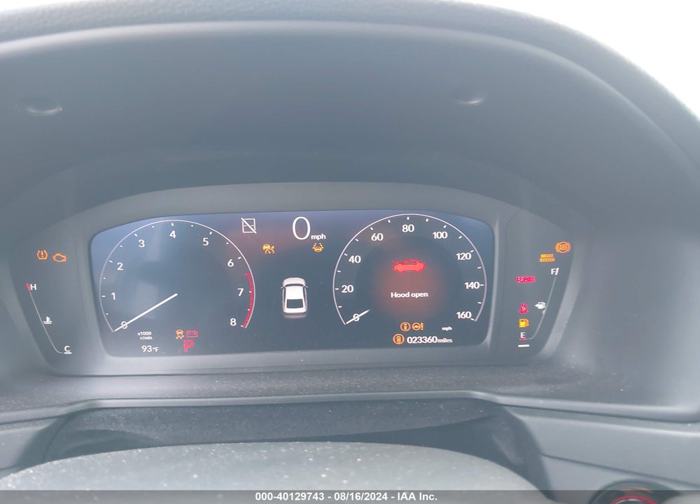 2023 HONDA ACCORD EX VIN: 1HGCY1F38PA019687
