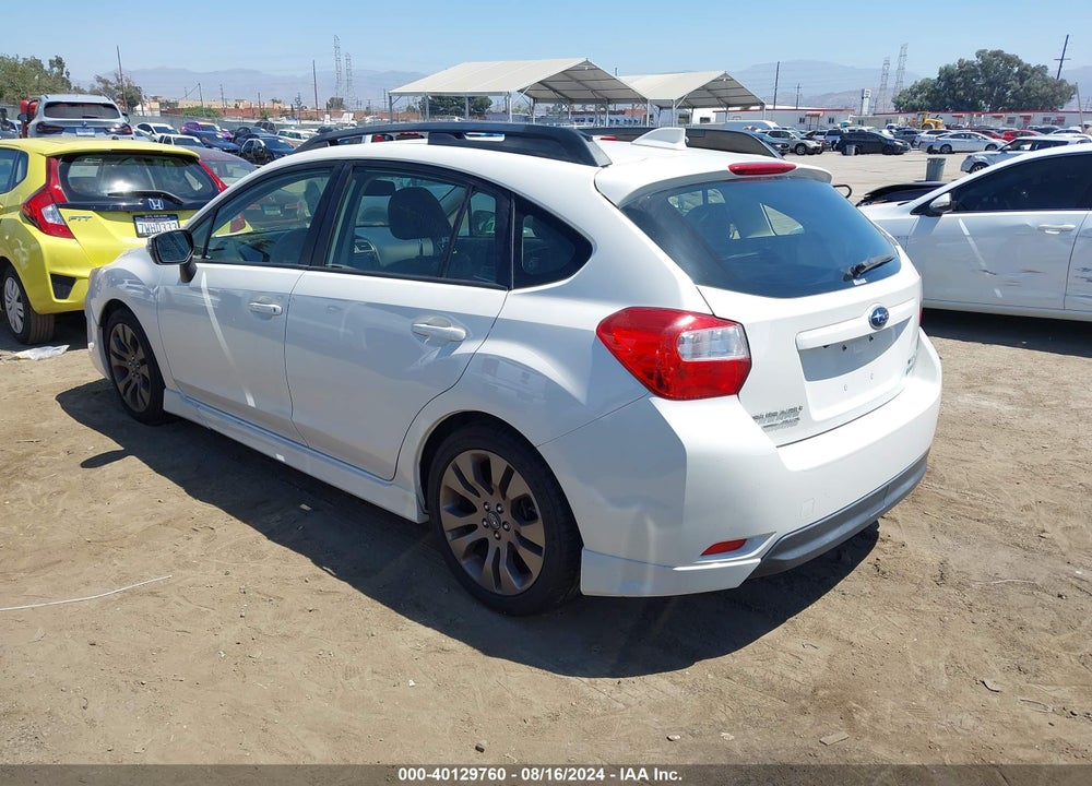 2016 SUBARU IMPREZA 2.0I SPORT LIMITED VIN: JF1GPAY6XG8264594