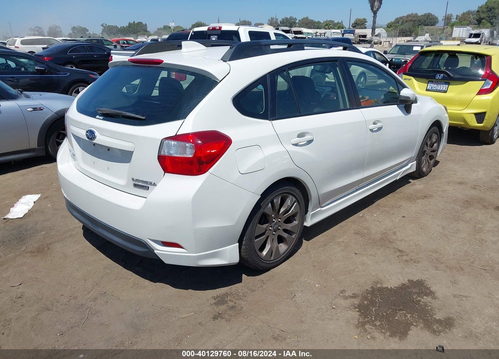 2016 SUBARU IMPREZA 2.0I SPORT LIMITED VIN: JF1GPAY6XG8264594