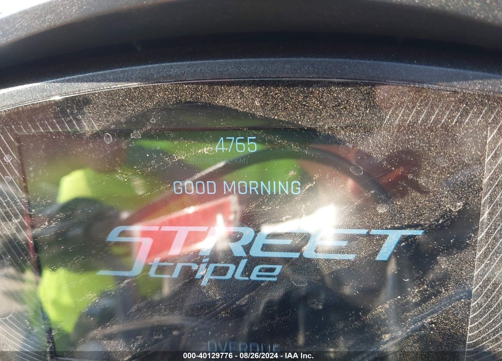 2023 TRIUMPH MOTORCYCLE STREET TRIPLE RS VIN: SMTA554S6PTBE2151