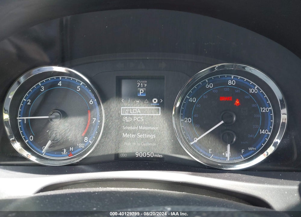 2019 TOYOTA COROLLA SE VIN: 5YFBURHE7KP939169