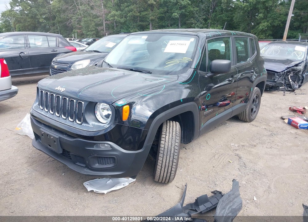 2017 JEEP RENEGADE SPORT 4X4 VIN: ZACCJBAB6HPE99589