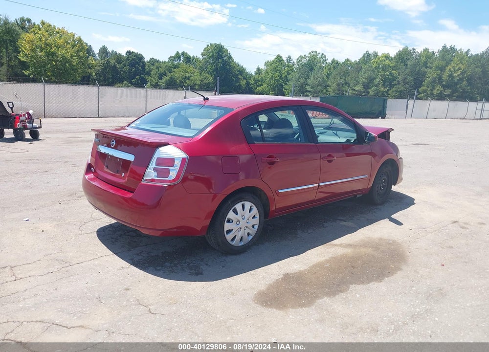 2012 NISSAN SENTRA 2.0 S VIN: 3N1AB6AP7CL743181