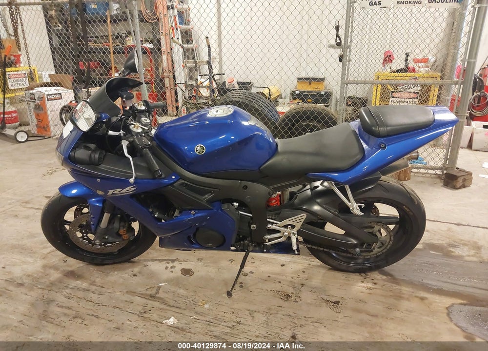 2005 YAMAHA YZFR6 L VIN: JYARJ06E25A025647