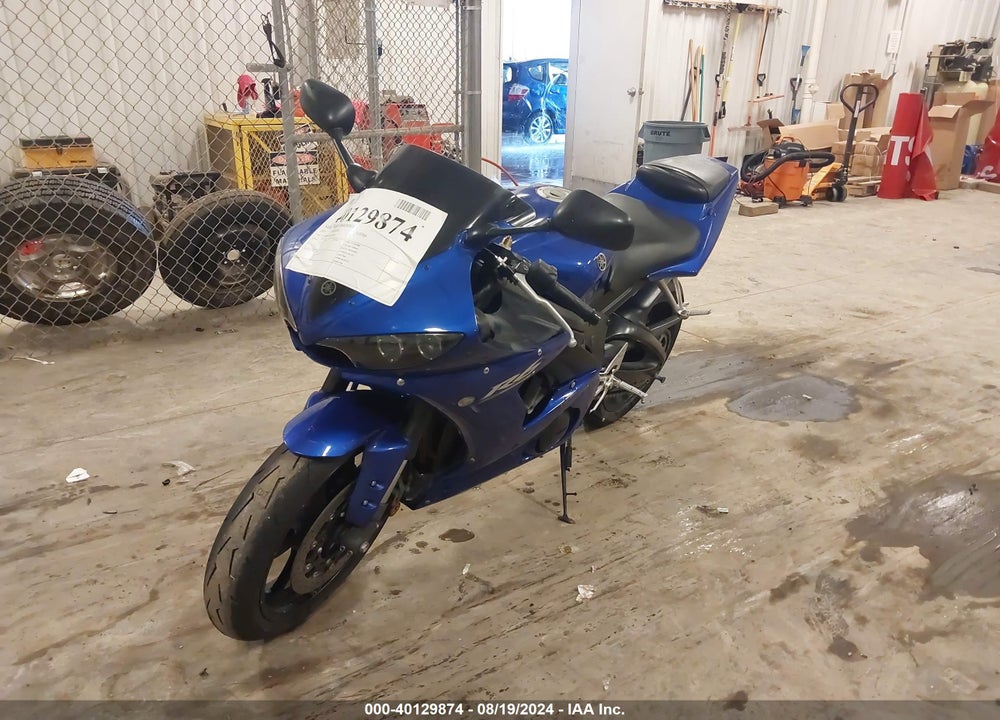 2005 YAMAHA YZFR6 L VIN: JYARJ06E25A025647
