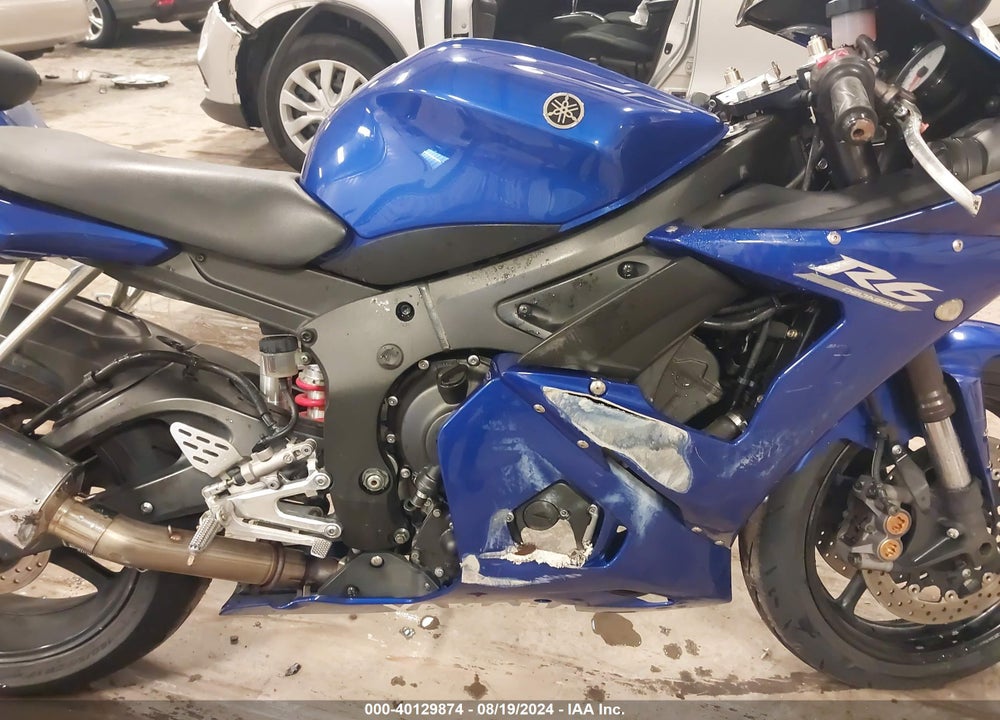 2005 YAMAHA YZFR6 L VIN: JYARJ06E25A025647