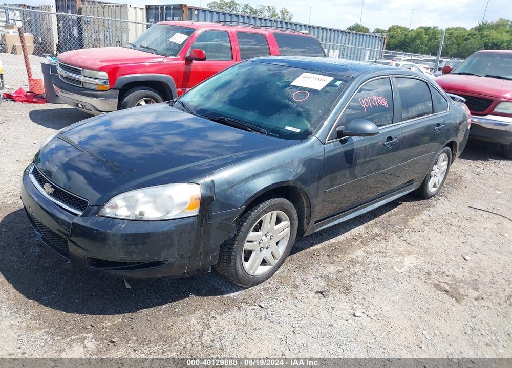 2012 CHEVROLET IMPALA LT VIN: 2G1WB5E37C1326982