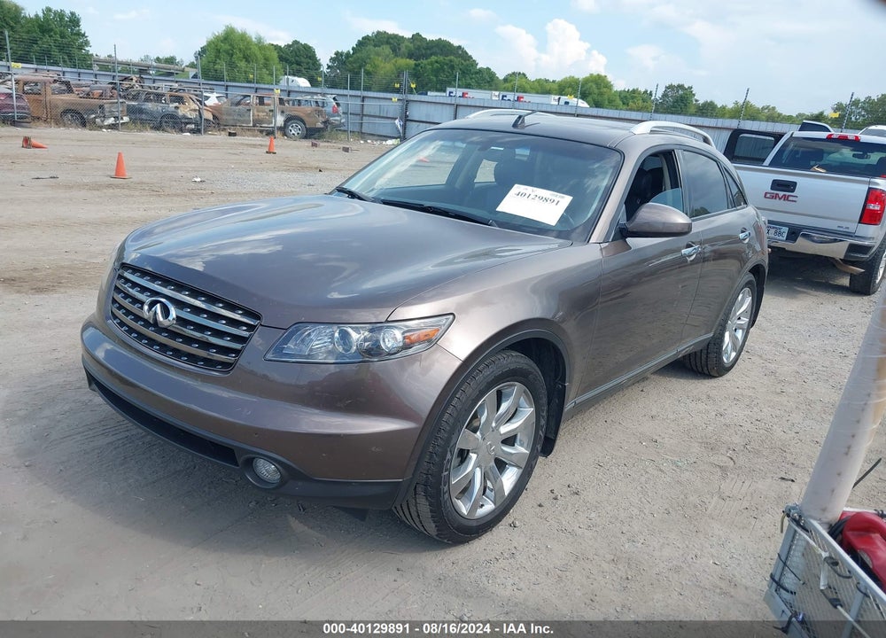 2005 INFINITI FX35 VIN: JNRAS08W75X204848