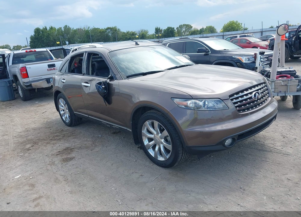 2005 INFINITI FX35 VIN: JNRAS08W75X204848