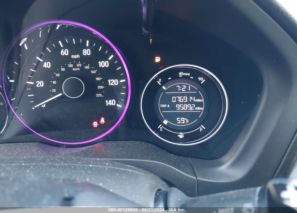 2017 HONDA HR-V EX-L VIN: 3CZRU6H76HM727601