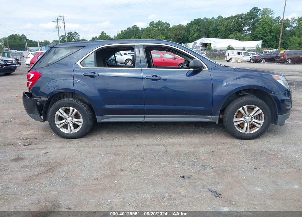 2017 CHEVROLET EQUINOX LS VIN: 2GNALBEK7H1524142