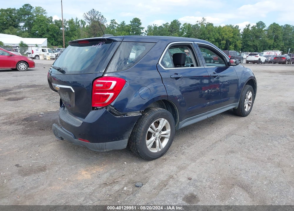 2017 CHEVROLET EQUINOX LS VIN: 2GNALBEK7H1524142