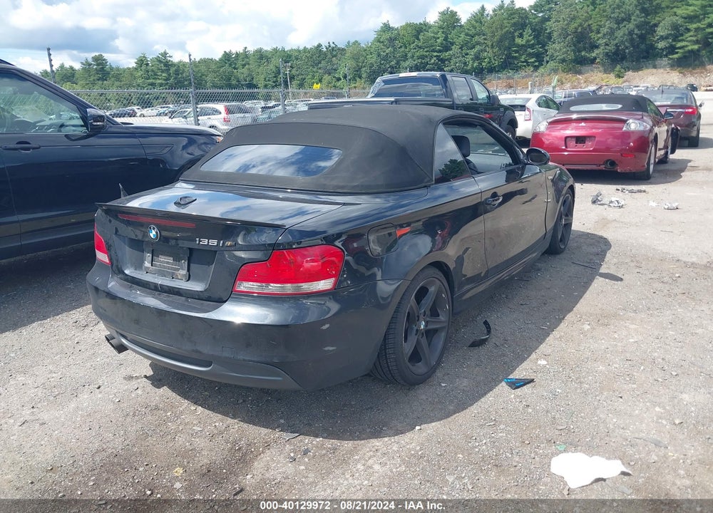 2008 BMW 135I VIN: WBAUN93528VF55383