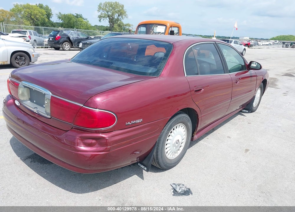 2001 BUICK LESABRE CUSTOM VIN: 1G4HP54K514190665
