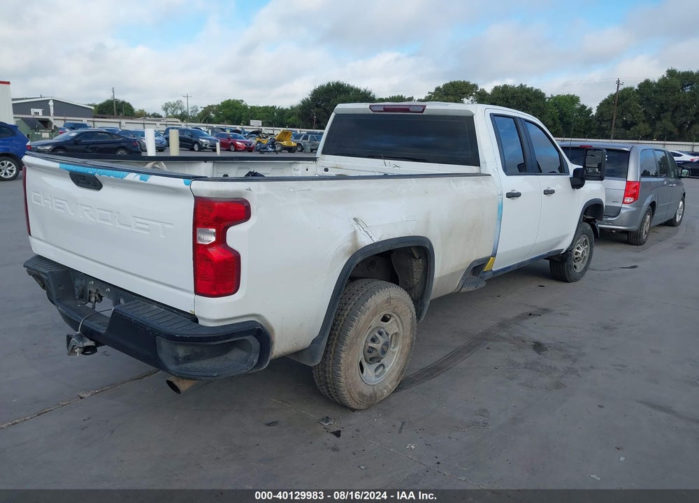 2020 CHEVROLET SILVERADO 2500HD 2WD DOUBLE CAB LONG BED WT VIN: 1GC5WLE72LF255164