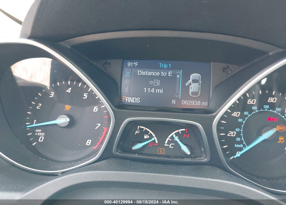 2014 FORD ESCAPE S VIN: 1FMCU0F73EUC04602