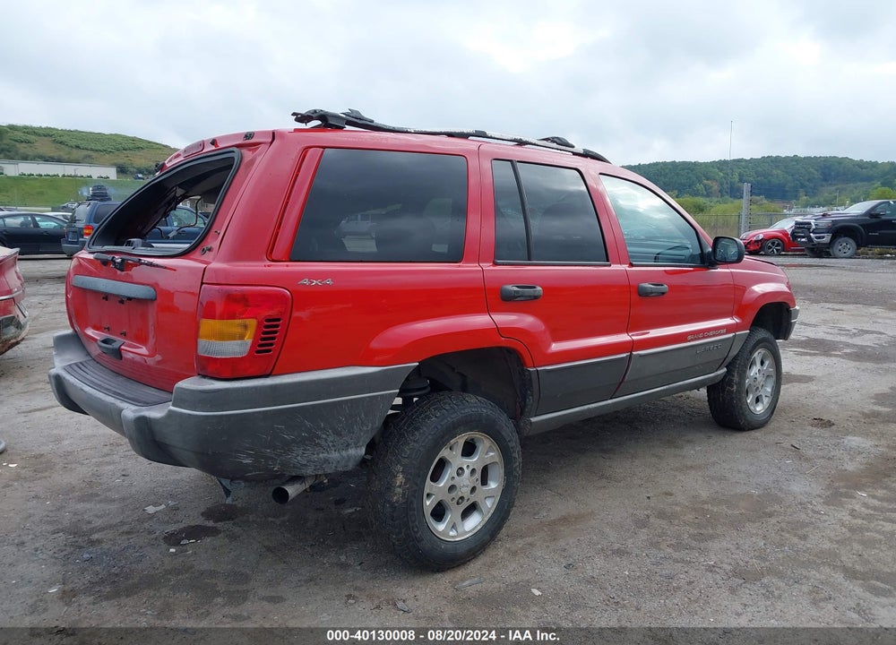 2000 JEEP GRAND CHEROKEE LAREDO VIN: 1J4GW48S6YC231290