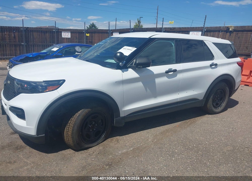 2021 FORD POLICE INTERCEPTOR UTILITY VIN: 1FM5K8AC6MNA15775