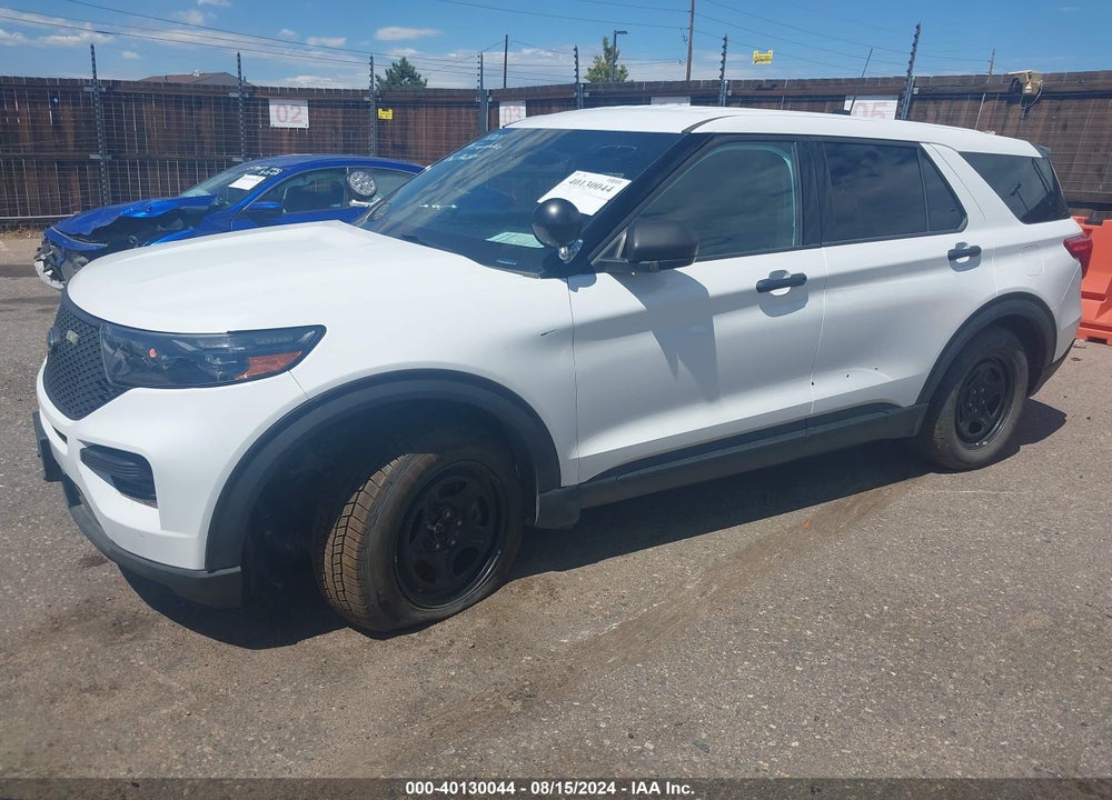 2021 FORD POLICE INTERCEPTOR UTILITY VIN: 1FM5K8AC6MNA15775