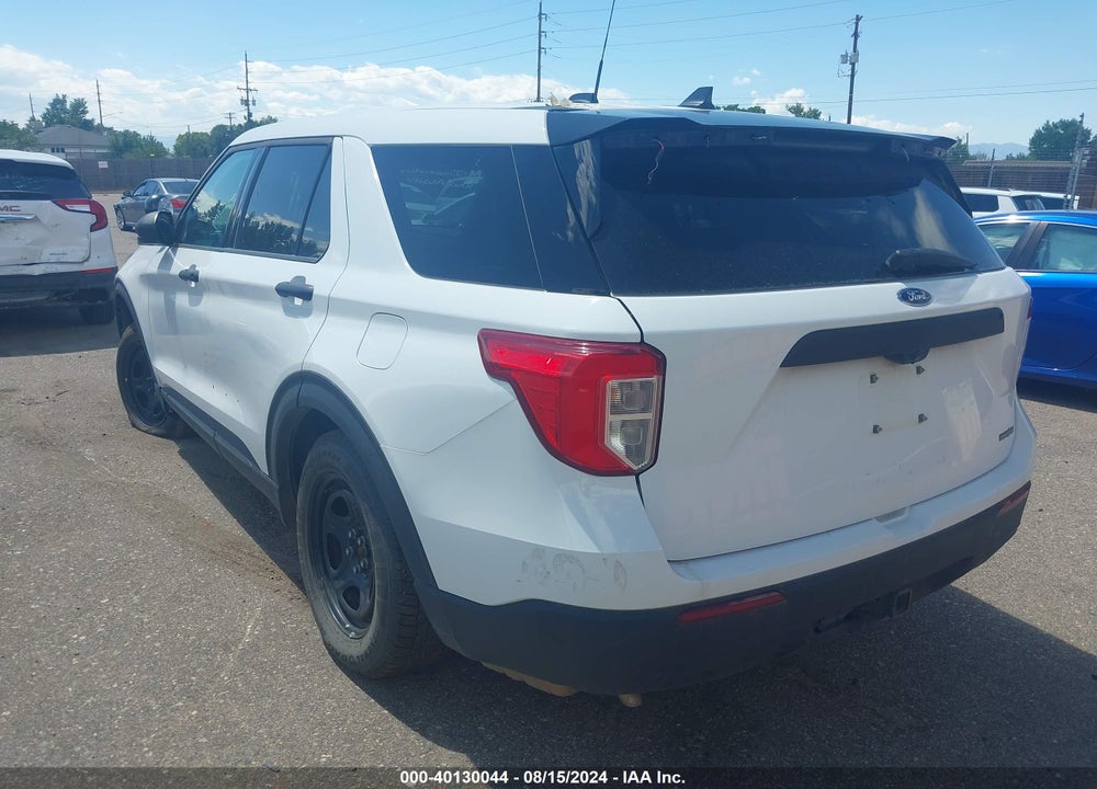 2021 FORD POLICE INTERCEPTOR UTILITY VIN: 1FM5K8AC6MNA15775