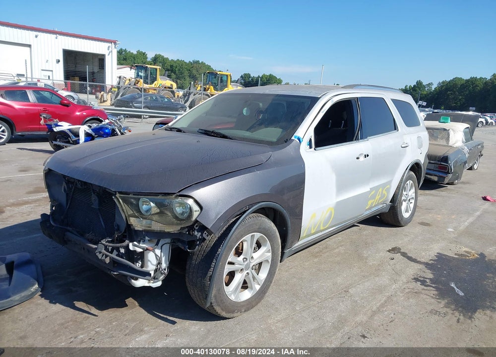 2012 DODGE DURANGO CREW VIN: 1C4RDHDG7CC118423