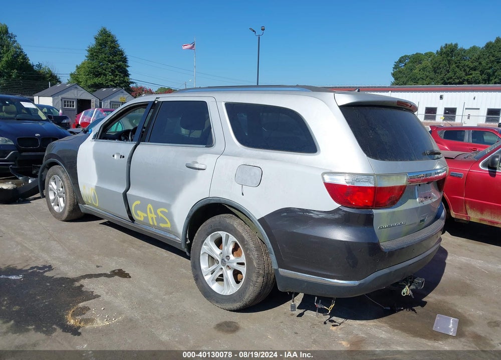 2012 DODGE DURANGO CREW VIN: 1C4RDHDG7CC118423