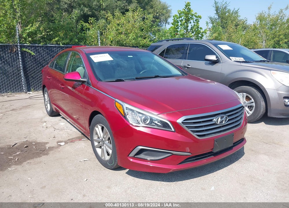 2016 HYUNDAI SONATA SE VIN: 5NPE24AF7GH313540