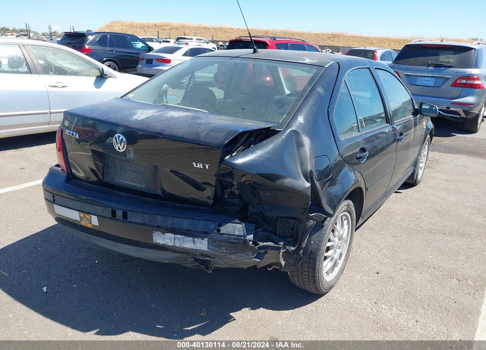 2001 VOLKSWAGEN JETTA GLS 1.8L TURBO VIN: 3VWSD69M01M225553