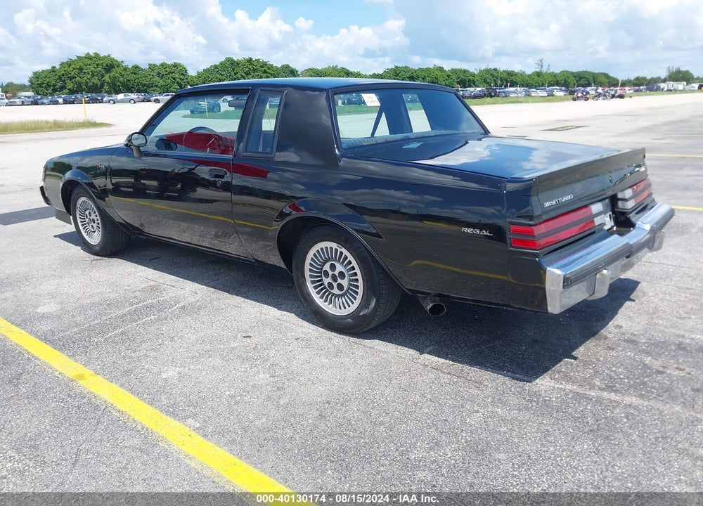 1985 BUICK REGAL T-TYPE VIN: 1G4GK4791FP417210