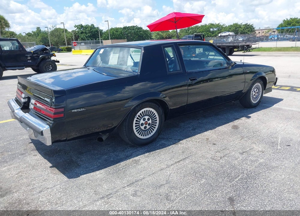 1985 BUICK REGAL T-TYPE VIN: 1G4GK4791FP417210