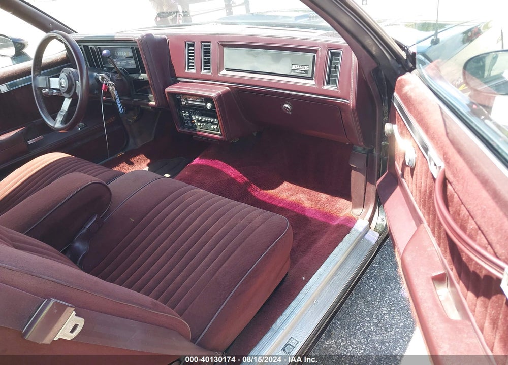 1985 BUICK REGAL T-TYPE VIN: 1G4GK4791FP417210