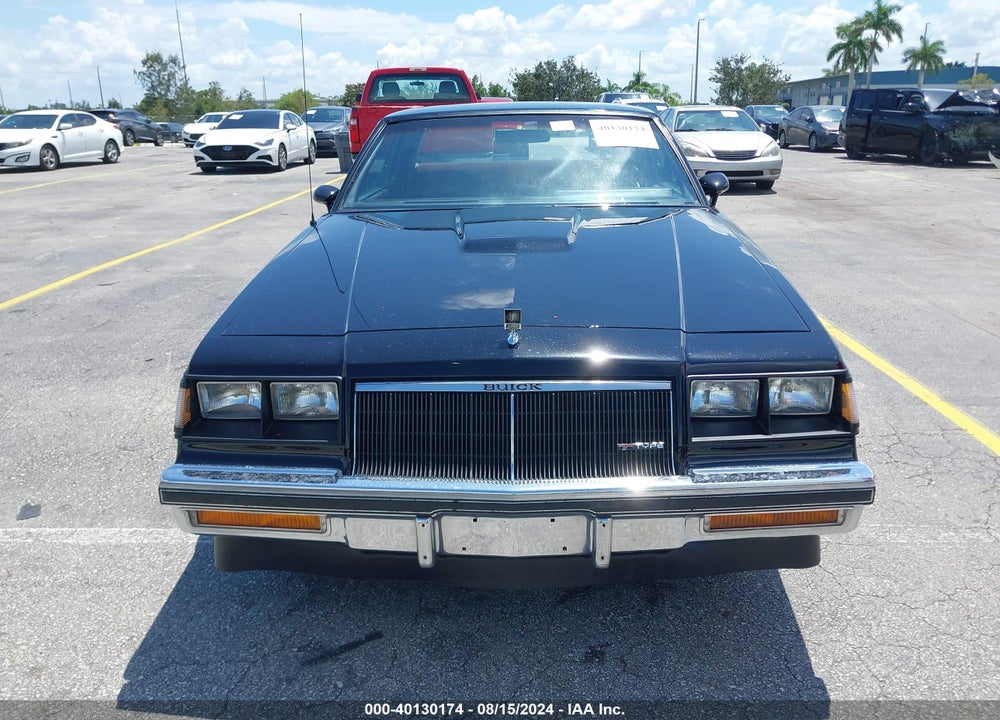 1985 BUICK REGAL T-TYPE VIN: 1G4GK4791FP417210