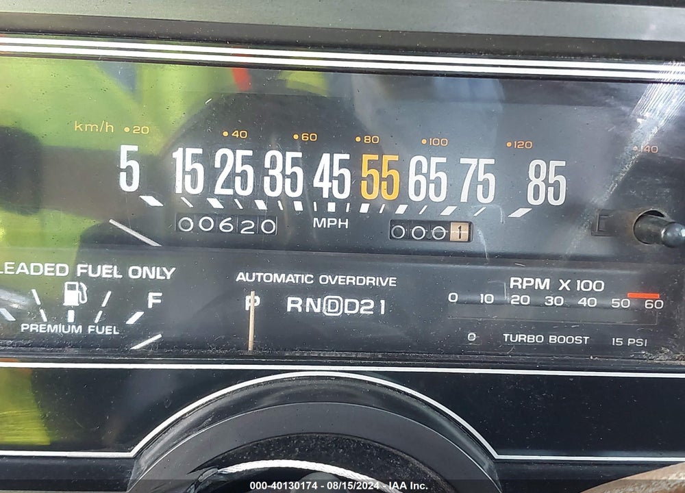1985 BUICK REGAL T-TYPE VIN: 1G4GK4791FP417210