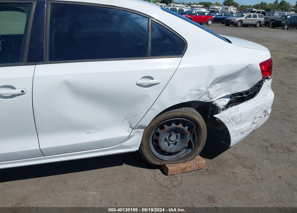 2012 VOLKSWAGEN JETTA 2.0L S VIN: 3VW2K7AJ1CM353753