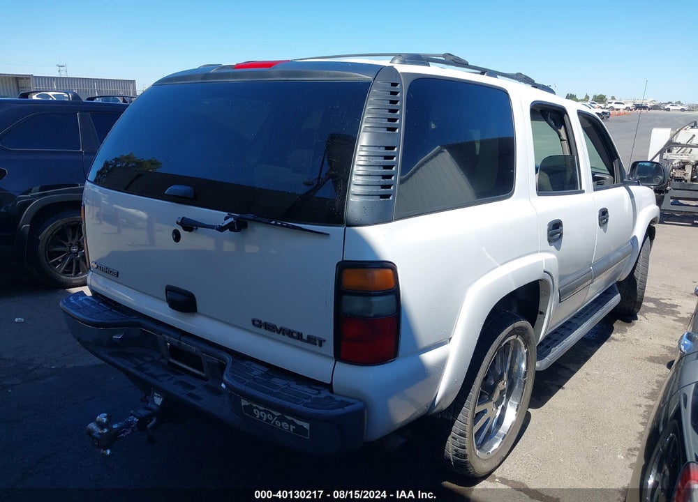 2005 CHEVROLET TAHOE LS VIN: 1GNEC13V35R240969