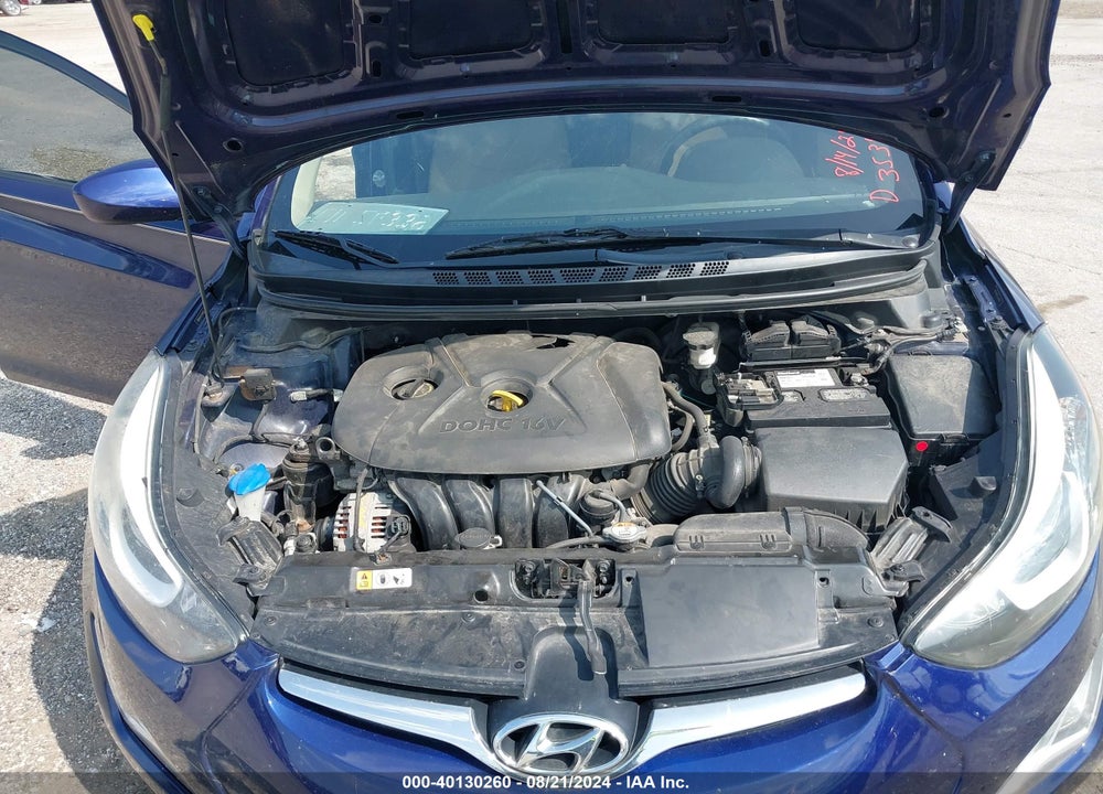 2014 HYUNDAI ELANTRA VIN: 5NPDH4AE7EH494802