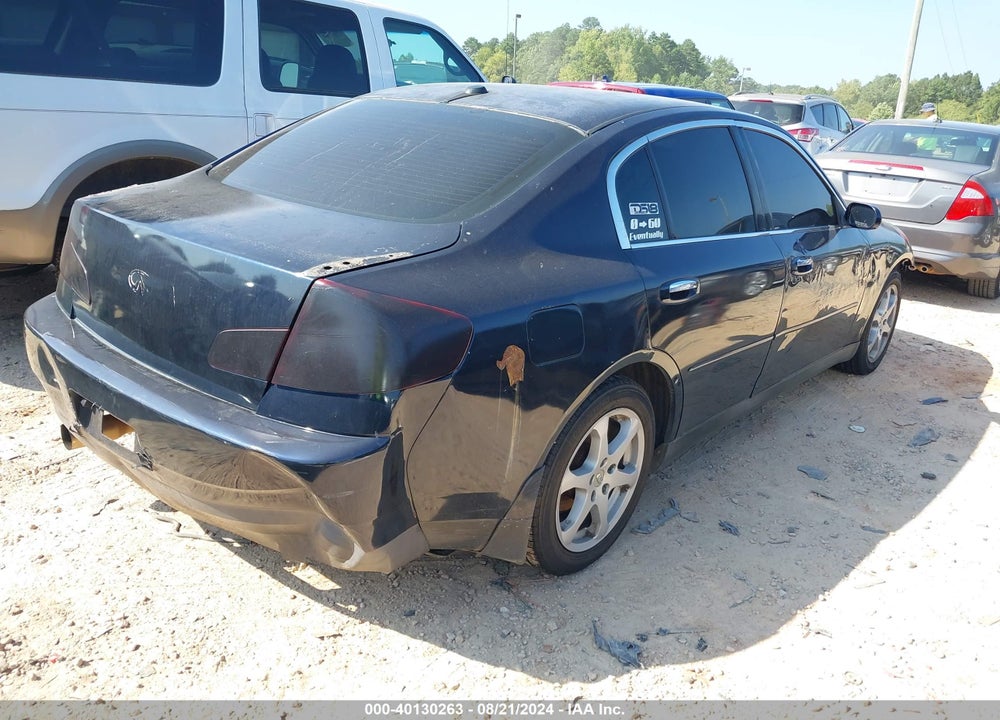 2004 INFINITI G35X VIN: JNKCV51F64M720303