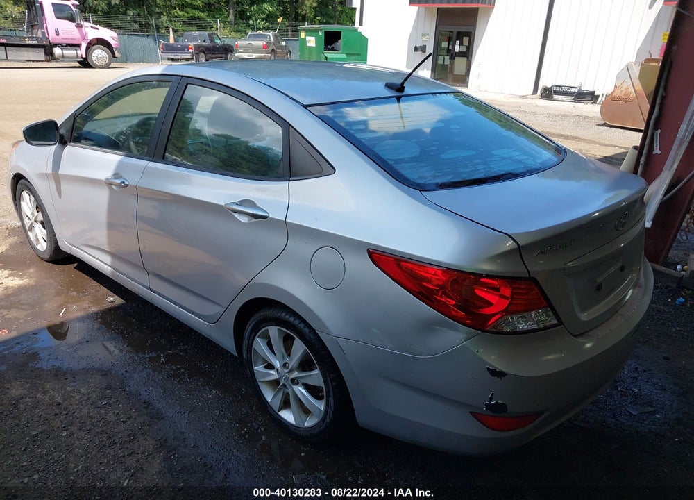 2012 HYUNDAI ACCENT GLS VIN: KMHCU4AE2CU161462