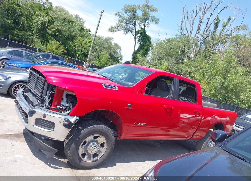 2022 RAM 2500 BIG HORN 4X4 6'4 BOX VIN: 3C6UR5DL9NG436526