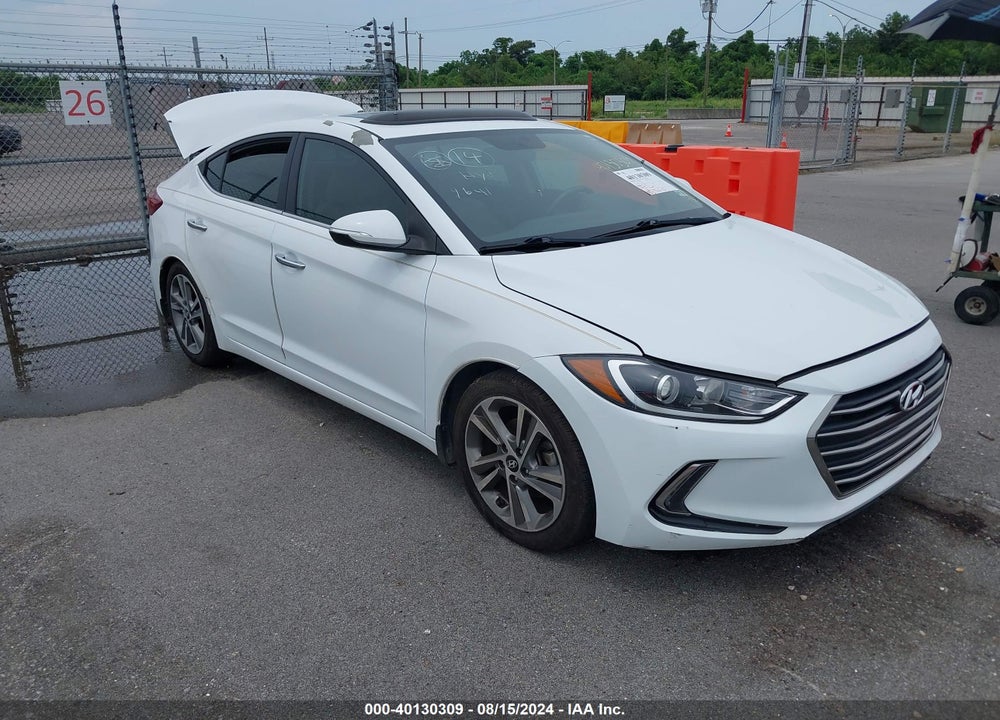 2017 HYUNDAI ELANTRA LIMITED VIN: 5NPD84LF4HH159491