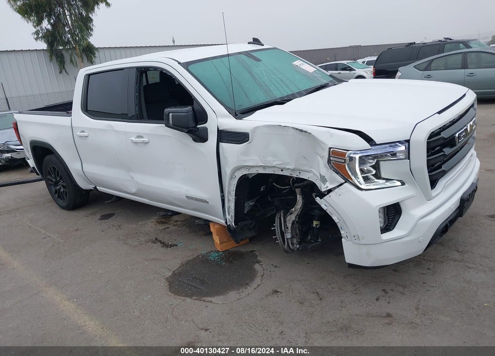 2022 GMC SIERRA 1500 LIMITED 2WD  SHORT BOX ELEVATION VIN: 3GTP8CEK6NG128278