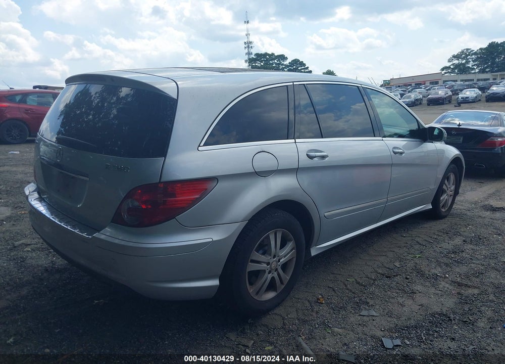 2008 MERCEDES-BENZ R 350 4MATIC VIN: 4JGCB65E98A068037