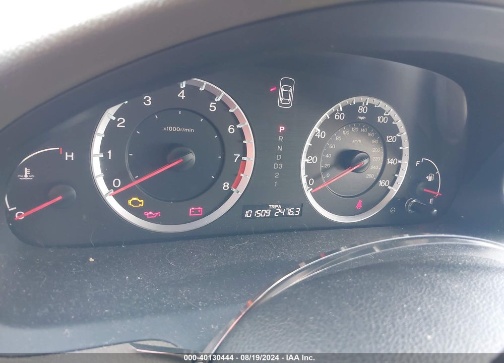 2009 HONDA ACCORD 2.4 EX VIN: 1HGCP26749A199698