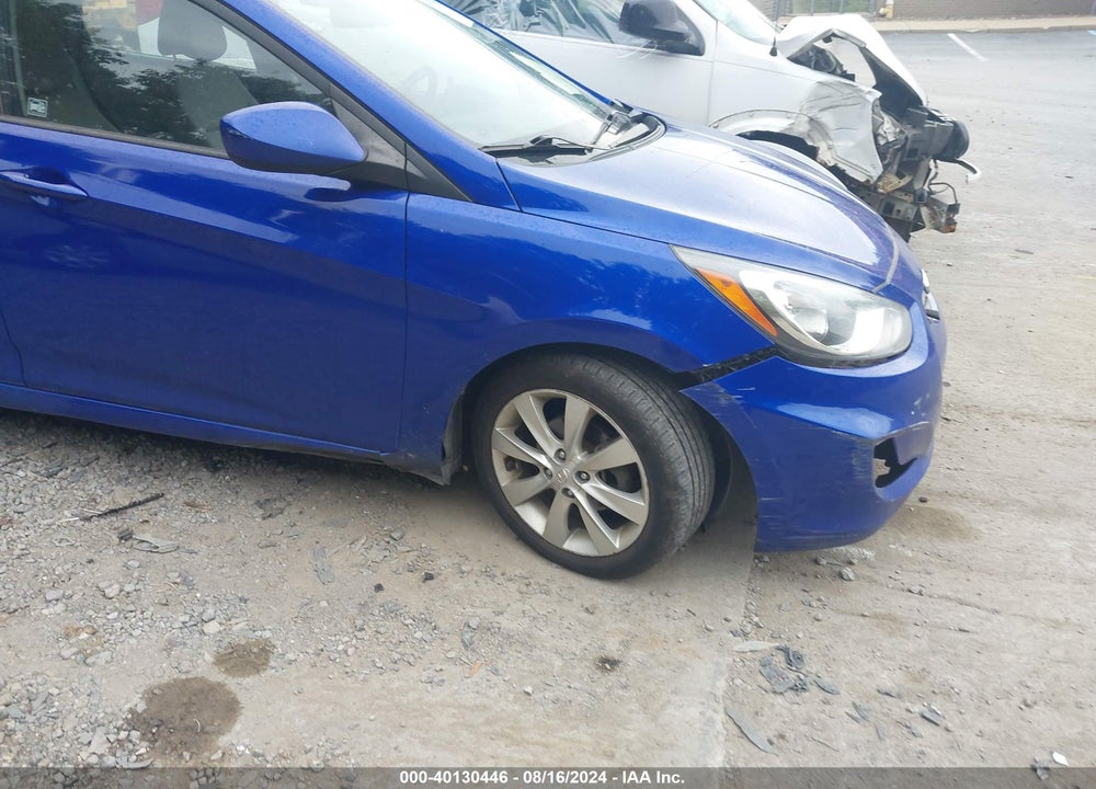 2012 HYUNDAI ACCENT GLS VIN: KMHCU4AE5CU129623