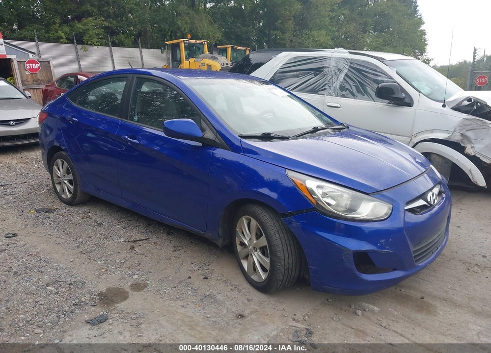 2012 HYUNDAI ACCENT GLS VIN: KMHCU4AE5CU129623