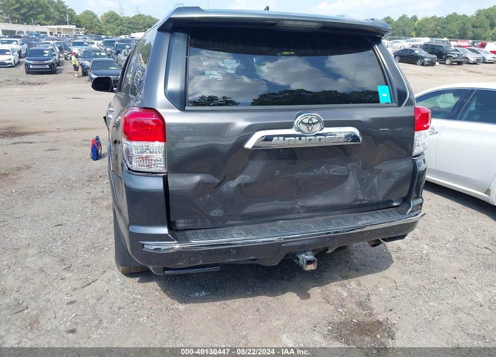 2013 TOYOTA 4RUNNER LIMITED VIN: JTEZU5JR9D5060837