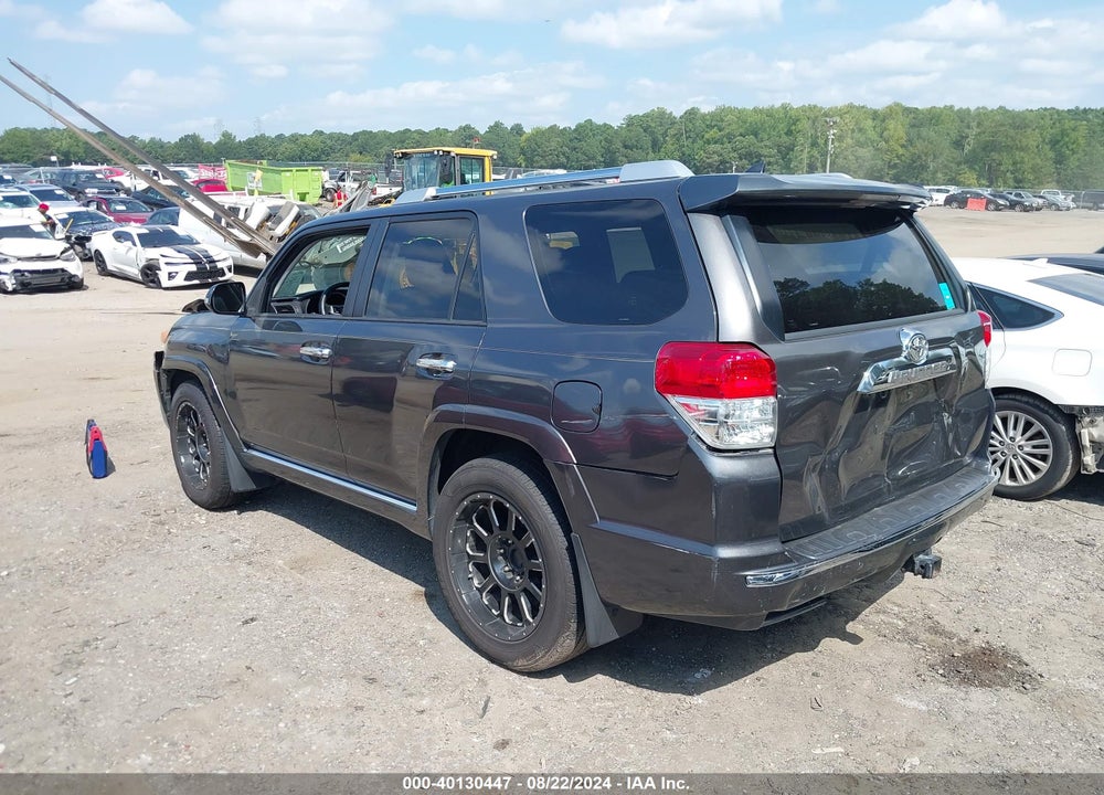 2013 TOYOTA 4RUNNER LIMITED VIN: JTEZU5JR9D5060837