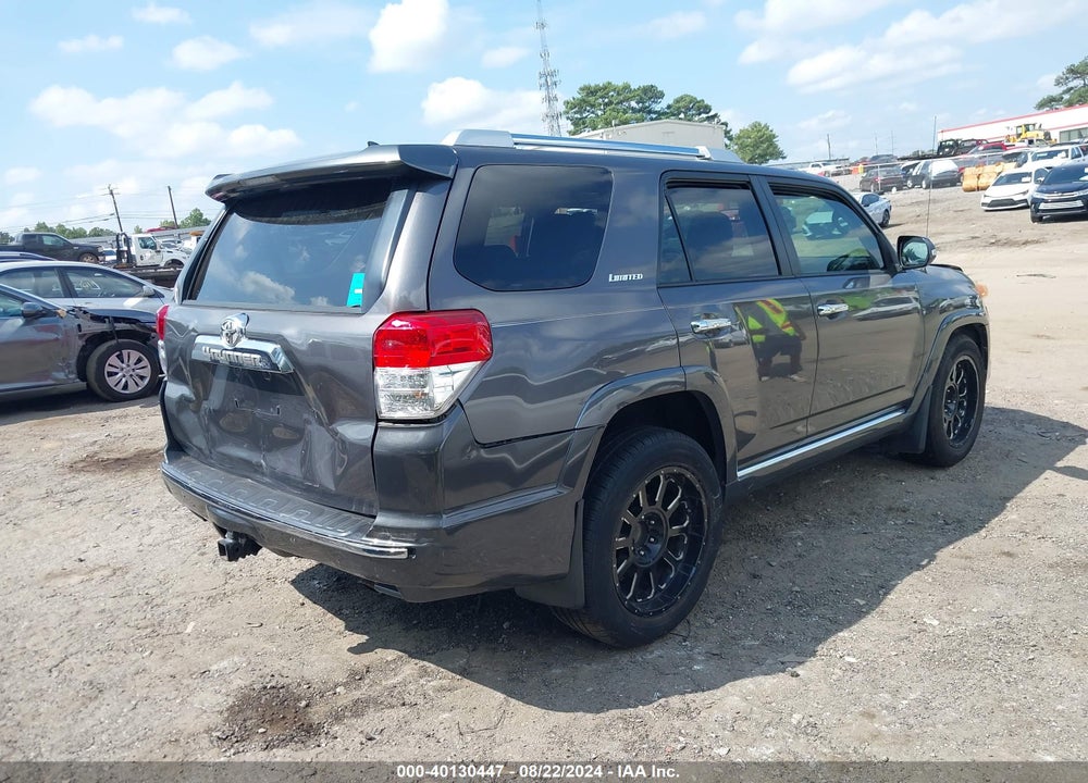 2013 TOYOTA 4RUNNER LIMITED VIN: JTEZU5JR9D5060837