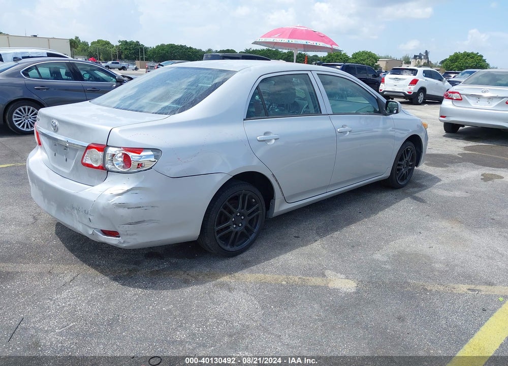 2013 TOYOTA COROLLA L VIN: 2T1BU4EE5DC934658